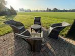 Lloyd Loom Tuinset/Loungeset - 8 stoelen en 2 tafels, Ophalen, Gebruikt, Meer dan 8 zitplaatsen, Loungeset