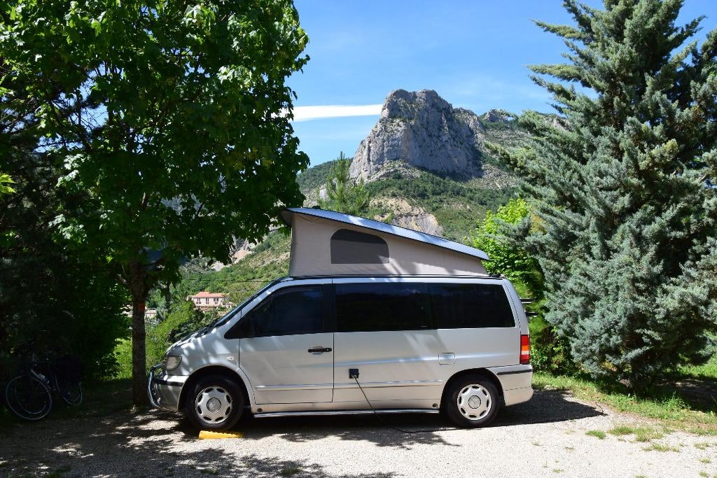 Mercedes Vito Camper 112 CDI, Westfalia. Opknapper!, Caravans en Kamperen, Campers, Buscamper of Camperbus, Particulier, Dakluik