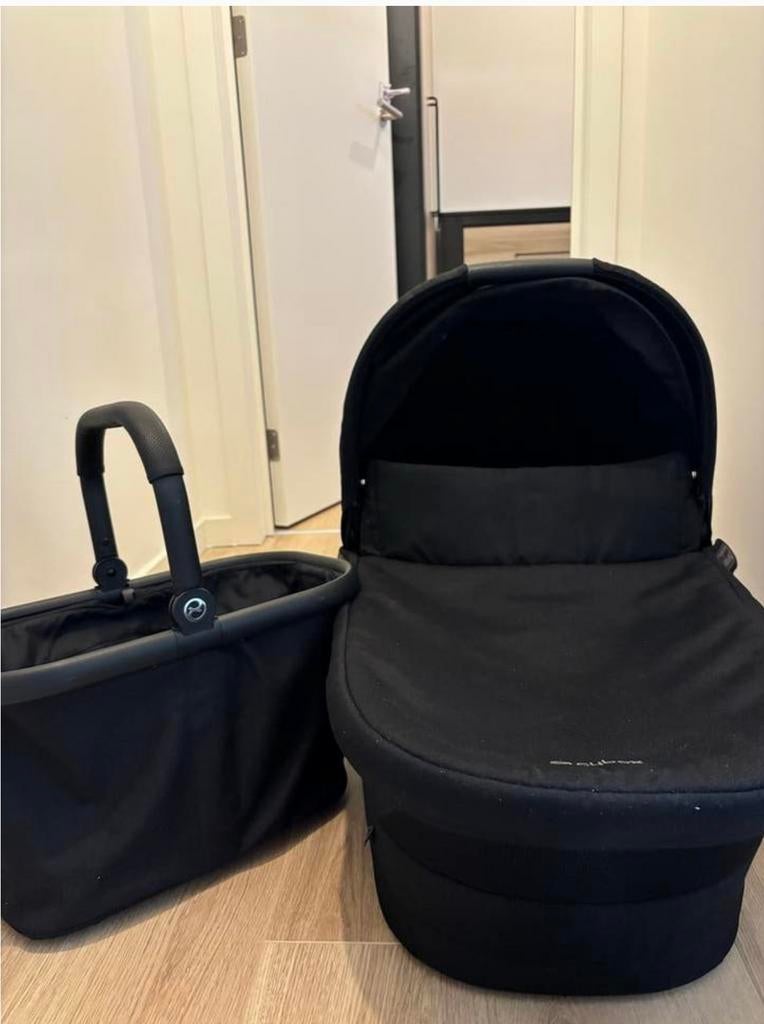 Cybex Gazelle S Reiswieg - Zwart, Kinderen en Baby's, Kinderwagens en Combinaties, Ophalen of Verzenden, Zo goed als nieuw, Met reiswieg