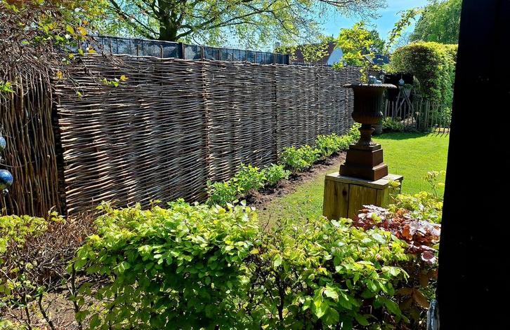 “TUINSCHERM” hazelaar vlechtschermen 180x180 “AMBACHTELIJK”, Tuin en Terras, Schuttingen, Nieuw, Hout, 1 tot 2 meter, Minder dan 3 meter