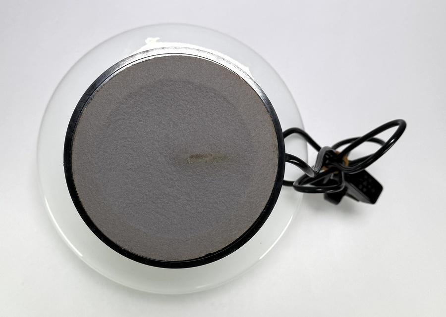 1194. Glazen Mushroom tafellamp - Glashütte Limburg, ca.1975, Antiek en Kunst, Antiek | Lampen, Ophalen of Verzenden