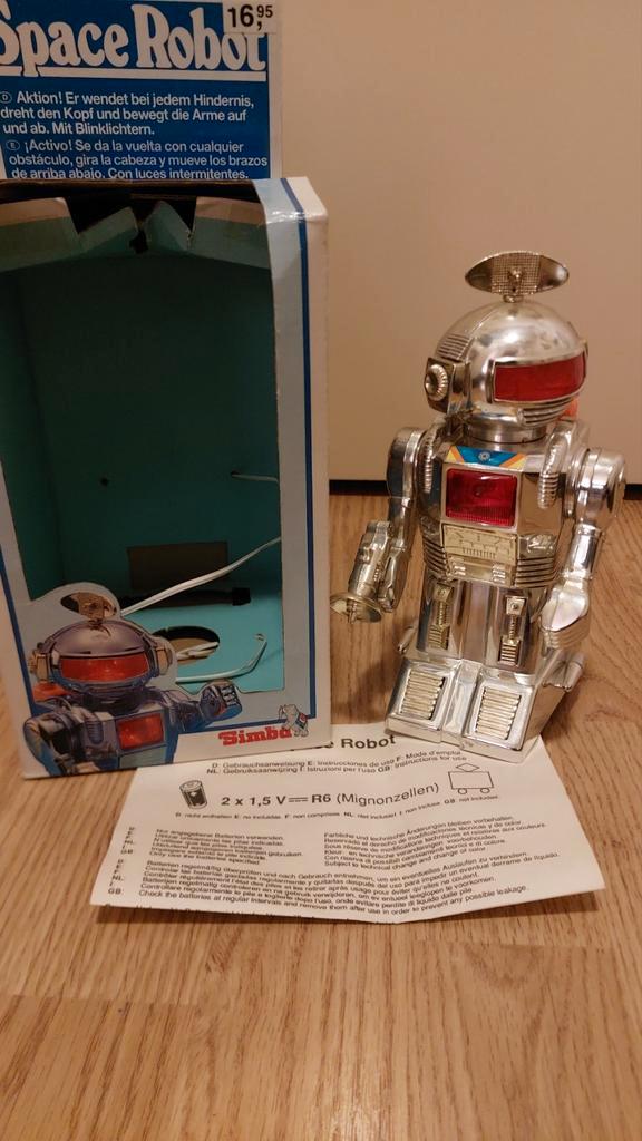 Vintage Space Robot Speelgoed met Originele Doos, Kinderen en Baby's, Speelgoed | Overig, Ophalen of Verzenden