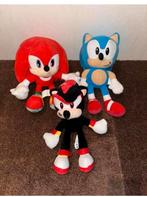 Sonic, Shadow en Knuckles Knuffel Set - Hedgehog Collectie, Kinderen en Baby's, Speelgoed | Knuffels en Pluche, Ophalen of Verzenden