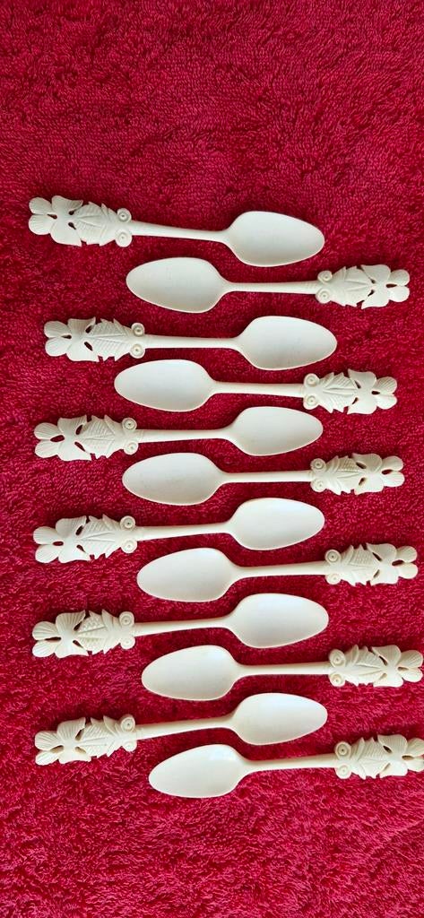 12 benen lepeltjes., Antiek en Kunst, Ophalen of Verzenden