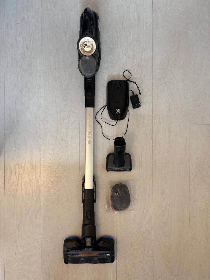 Philips SpeedPro Max Steelstofzuiger FC6813/01, Witgoed en Apparatuur, Stofzuigers, Gebruikt, Stofzuiger, Reservoir, Ophalen