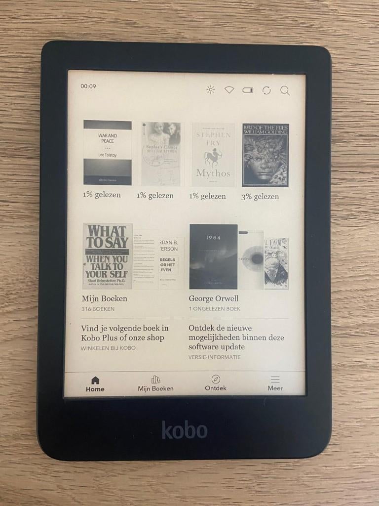 Kobo Clara HD e-reader, Computers en Software, E-readers, Zo goed als nieuw, 6 inch of minder, 8 GB, Touchscreen, Wi-Fi, Ophalen of Verzenden