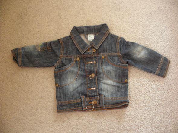 Nieuw soepel basic blauw stretch jeans jasje DIRKJE mt 74, Kinderen en Baby's, Babykleding | Maat 74, Meisje, Dirkje, Nieuw, Ophalen of Verzenden