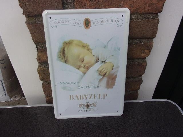 reclame bord 2, Ophalen of Verzenden, Zo goed als nieuw, Reclamebord