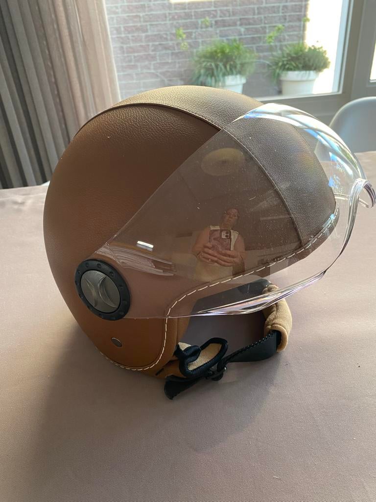 Mooie Vito Amsterdam scooter/brommer helm - Maat S, Ophalen, Zo goed als nieuw, Small
