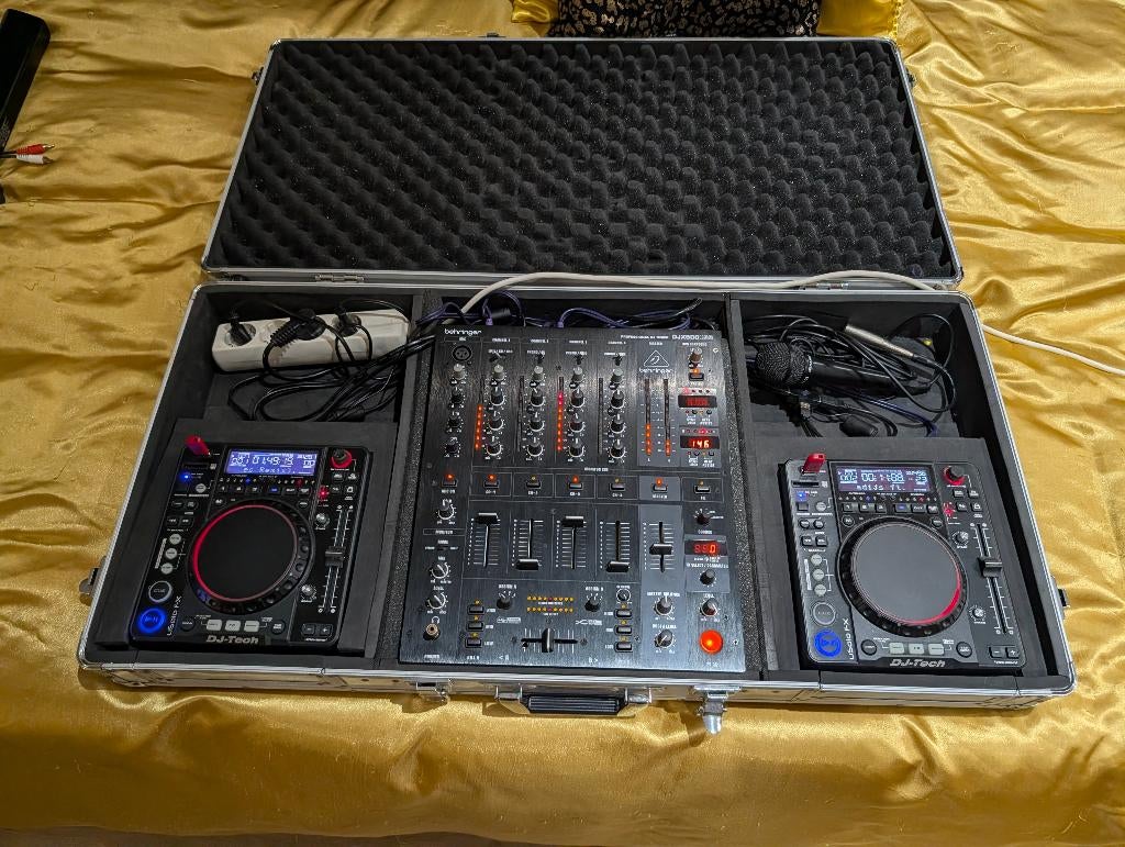 Complete DJ Set – 2x DJ-Tech USOLO FX + Behringer DJX900USB, Ophalen, Gebruikt, Dj-set, Behringer