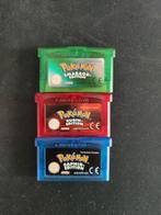 Duitse Pokémon GBA Set: Smaragd, Rubin, Saphir (Origineel), Spelcomputers en Games, Games | Nintendo Game Boy, Ophalen of Verzenden