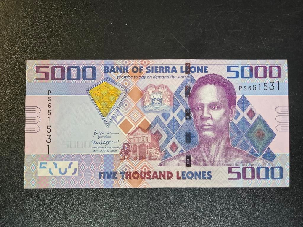 Sierra Leone pick 32 not listed 2021, Ophalen of Verzenden, Overige landen, Los biljet