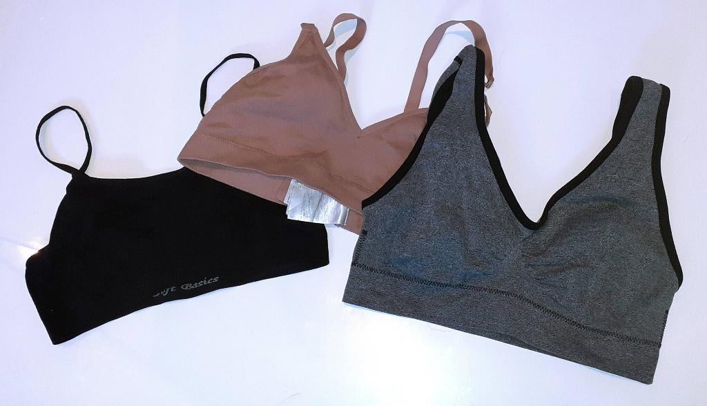 BH set 3 zwangersschapsbh's, Ophalen of Verzenden, Beige, BH