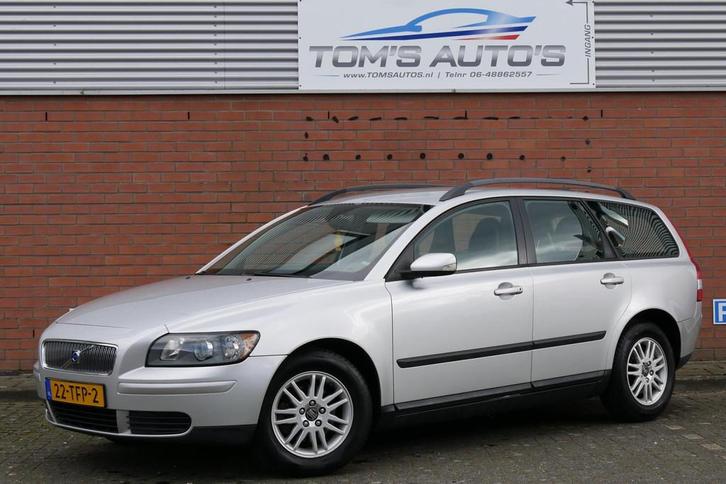 Volvo V50 1.8 clima. half leder. zeer mooi. apk bij levering, Auto's, Volvo, Bedrijf, Te koop, V50, ABS, Airbags, Airconditioning