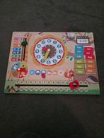 Houten Educatieve Kalender Klok voor Kinderen, Kinderen en Baby's, Speelgoed | Educatief en Creatief, Ophalen, Gebruikt, Rekenen