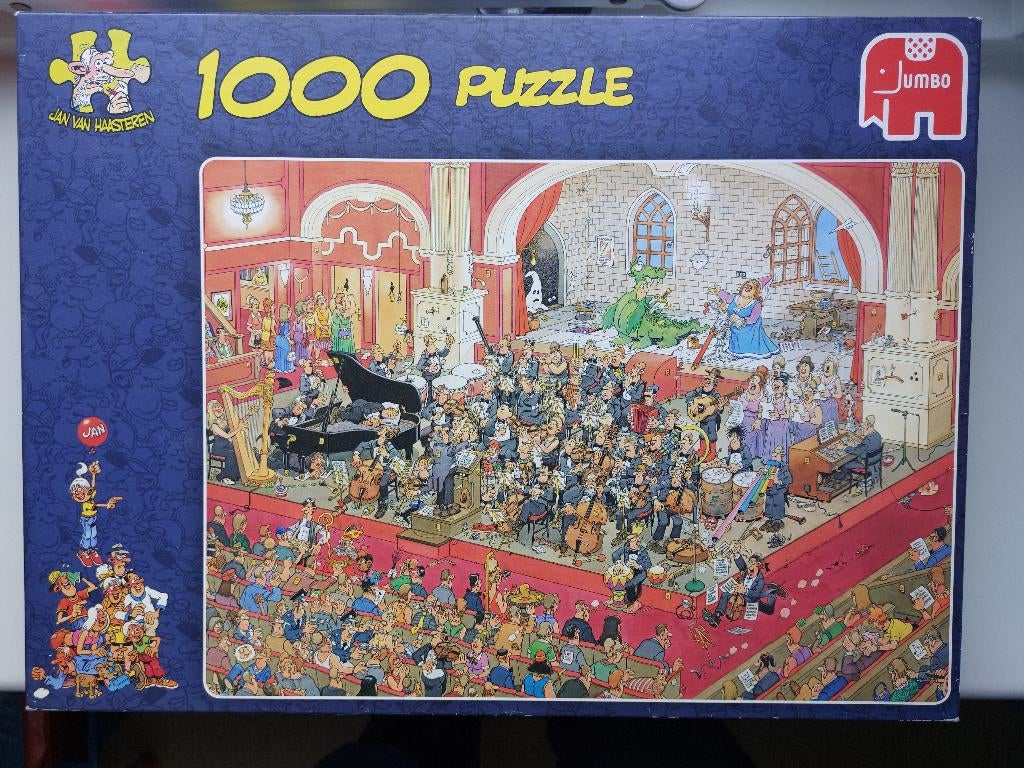 Jan van Haasteren puzzel 1000 stukjes, Hobby en Vrije tijd, Denksport en Puzzels, Ophalen of Verzenden, 500 t/m 1500 stukjes, Zo goed als nieuw