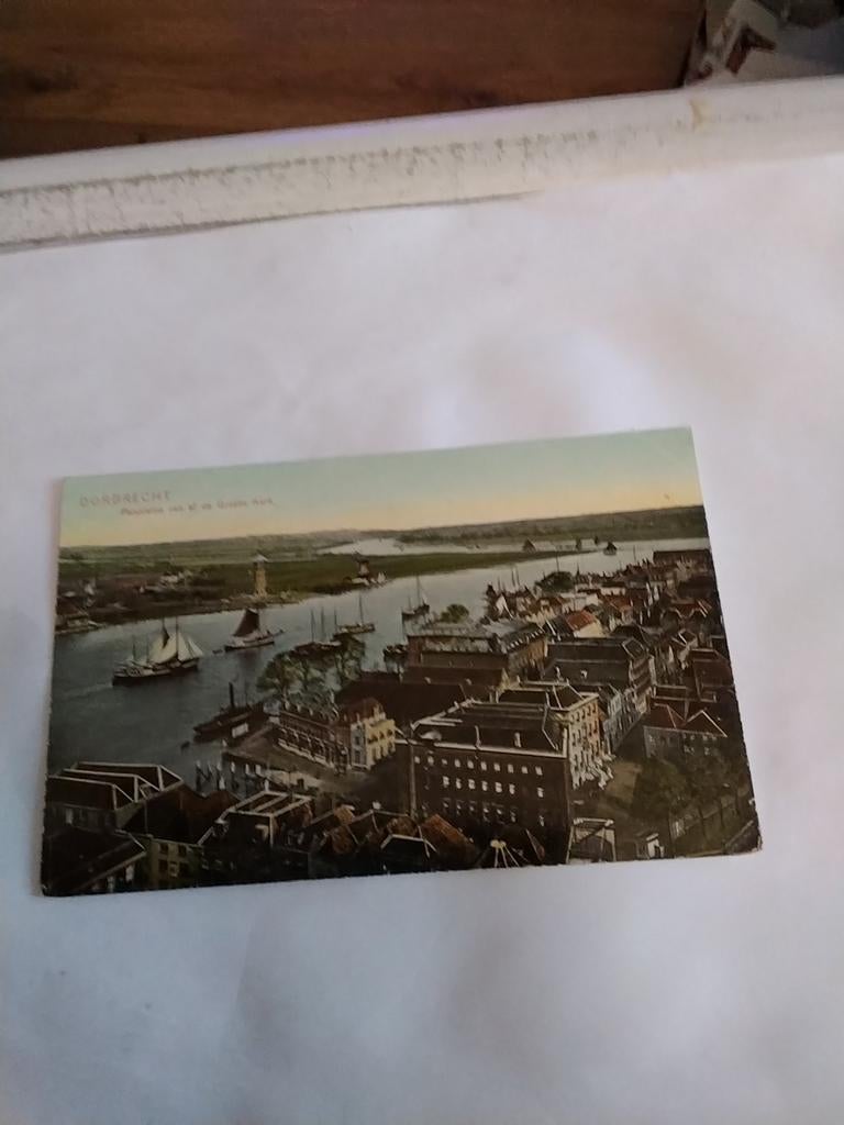 DORDRECHT. PANORAMA VANAF DE GROOTE KERK, Ophalen of Verzenden, Voor 1920, Zuid-Holland