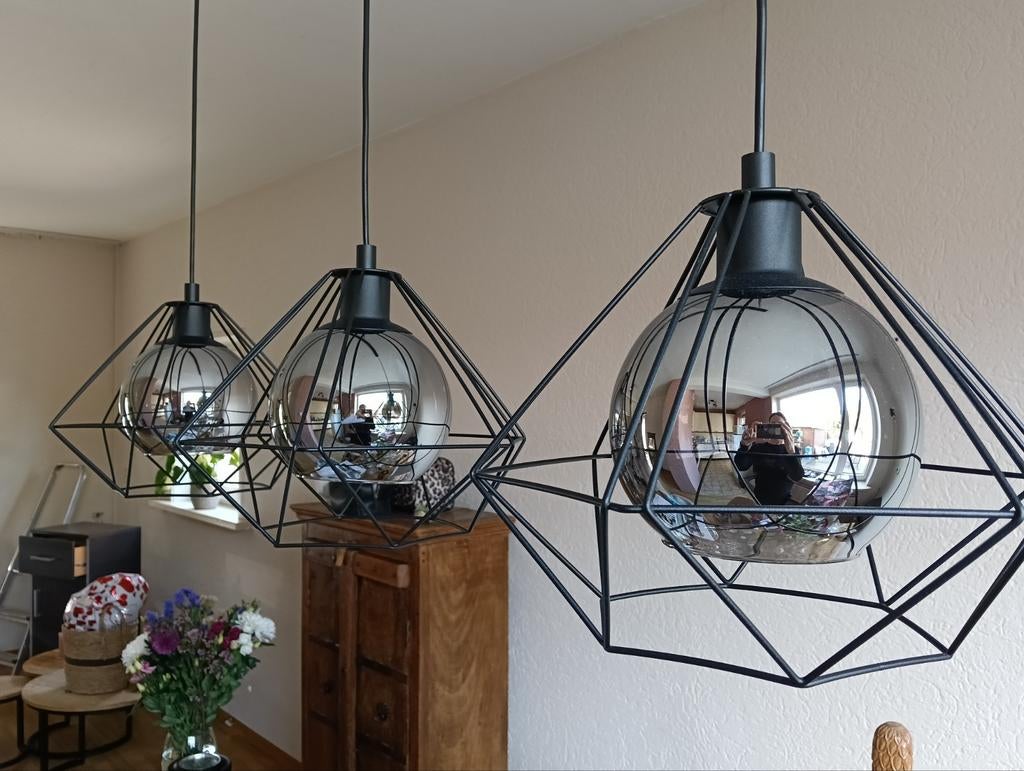 Lampenset, Ophalen, Zo goed als nieuw, Glas, Minder dan 50 cm