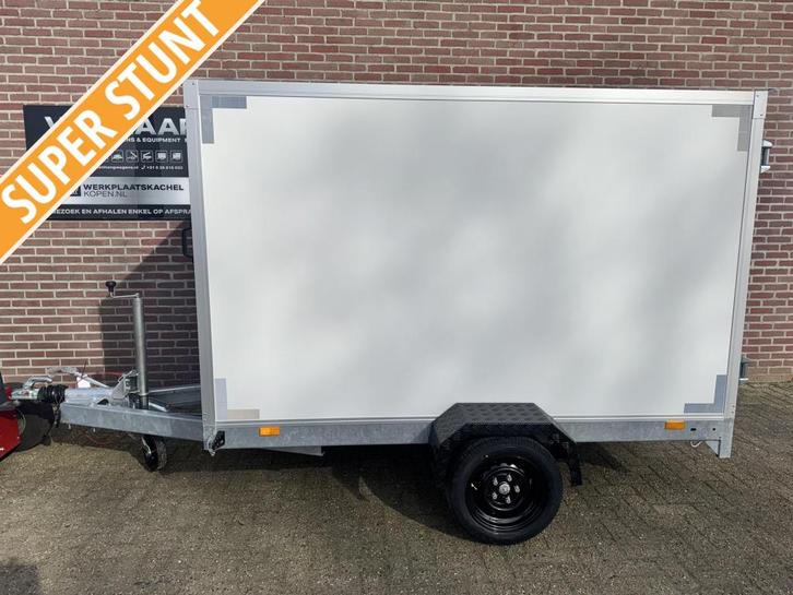 Nieuw Geremde 1.5 tons Gesloten Enkelasser - SUPERDEAL!, Auto diversen, Aanhangers en Bagagewagens, Nieuw