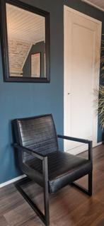 Leren fauteuil van Pronto Wonen, Ophalen, Gebruikt, 75 tot 100 cm, Modern