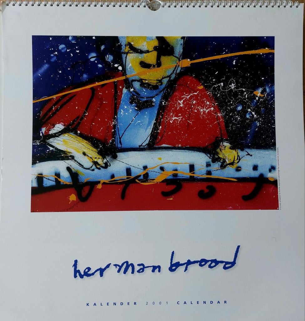 Herman Brood kalender 2001, Ophalen of Verzenden
