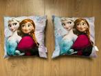 Frozen kussens 2 stuks 30x30 cm, Ophalen of Verzenden, Zo goed als nieuw, Blauw, Rechthoekig