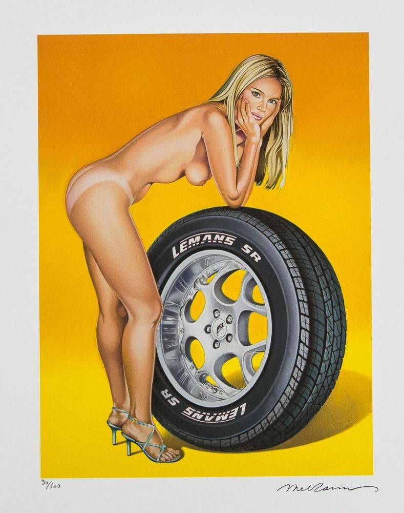 Mel Ramos (after) "Tyra Tire", Verzenden