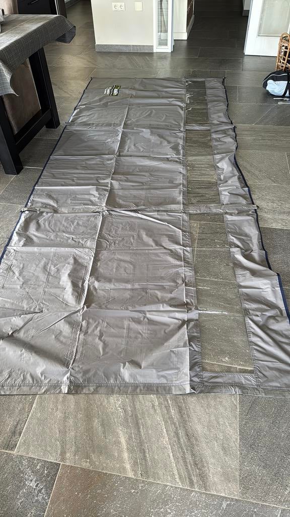 Nooit gebruikt windscherm met raam cotton polyester, Ophalen of Verzenden, Zo goed als nieuw