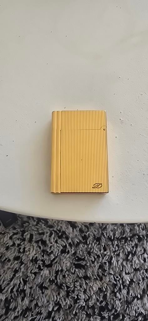 S.T. Dupont Ligne 2 Gouden Aansteker - Erfstuk, Ophalen, Gebruikt, Aansteker