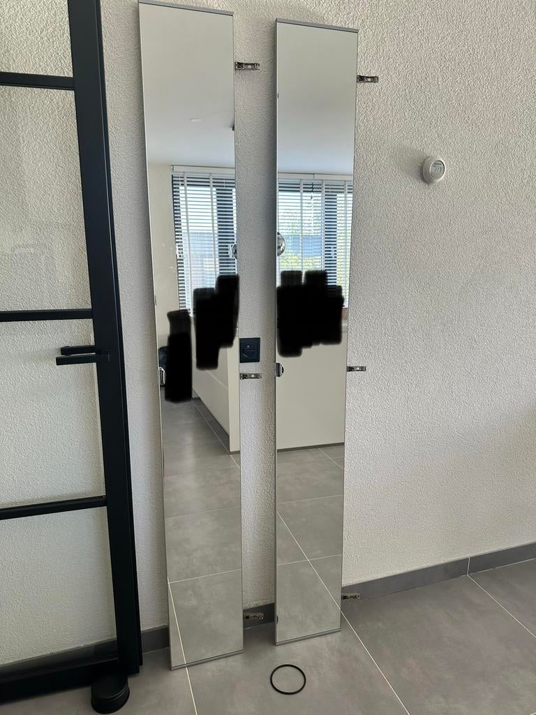 2x IKEA pax spiegeldeuren 160x25cm, Ophalen, 200 cm of meer, Vierkant, Zo goed als nieuw