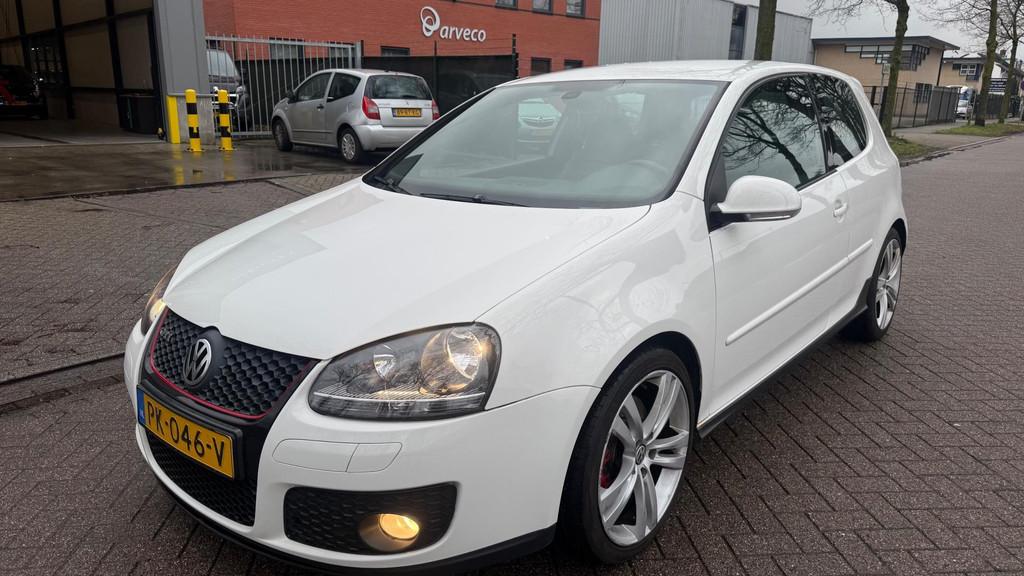 Volkswagen Golf 2.0 TFSI GTI 2007 APK, Auto's, Gebruikt, 4 cilinders, Wit, Bedrijf