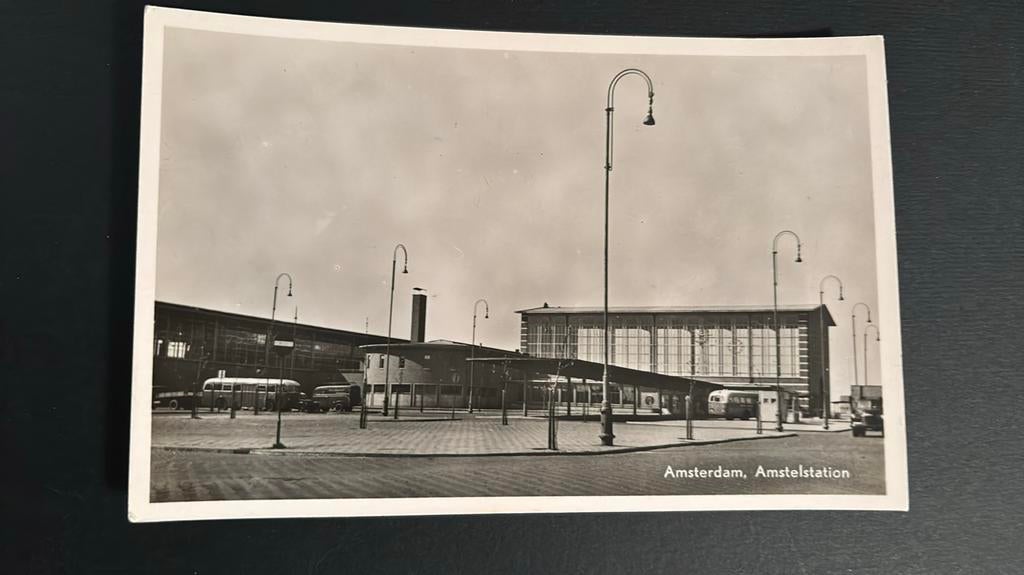 Amsterdam Oost Watergraafsmeer 1950 Amstelstation, Verzenden, 1940 tot 1960, Ongelopen, Noord-Holland