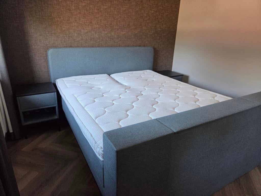 Swiss Sense elektrisch verstelbare boxspring+TV liftsysteem, Verstelbaar, Overige kleuren, Tweepersoons, Ophalen of Verzenden