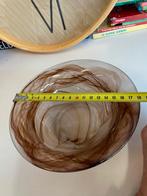 Glazen schaaltje met bruine swirl, Antiek en Kunst, Ophalen