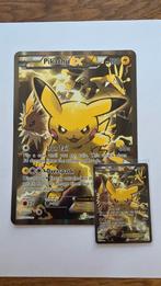 Pikachu EX XY124 Jumbo + Promo Kaart - Net uit doos, Ophalen of Verzenden
