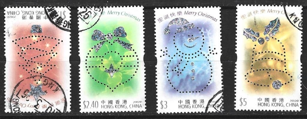 HK 4 - 2002 - HongKong/ Kerst/ Reeks, Verzenden, Gestempeld, Oost-Azië