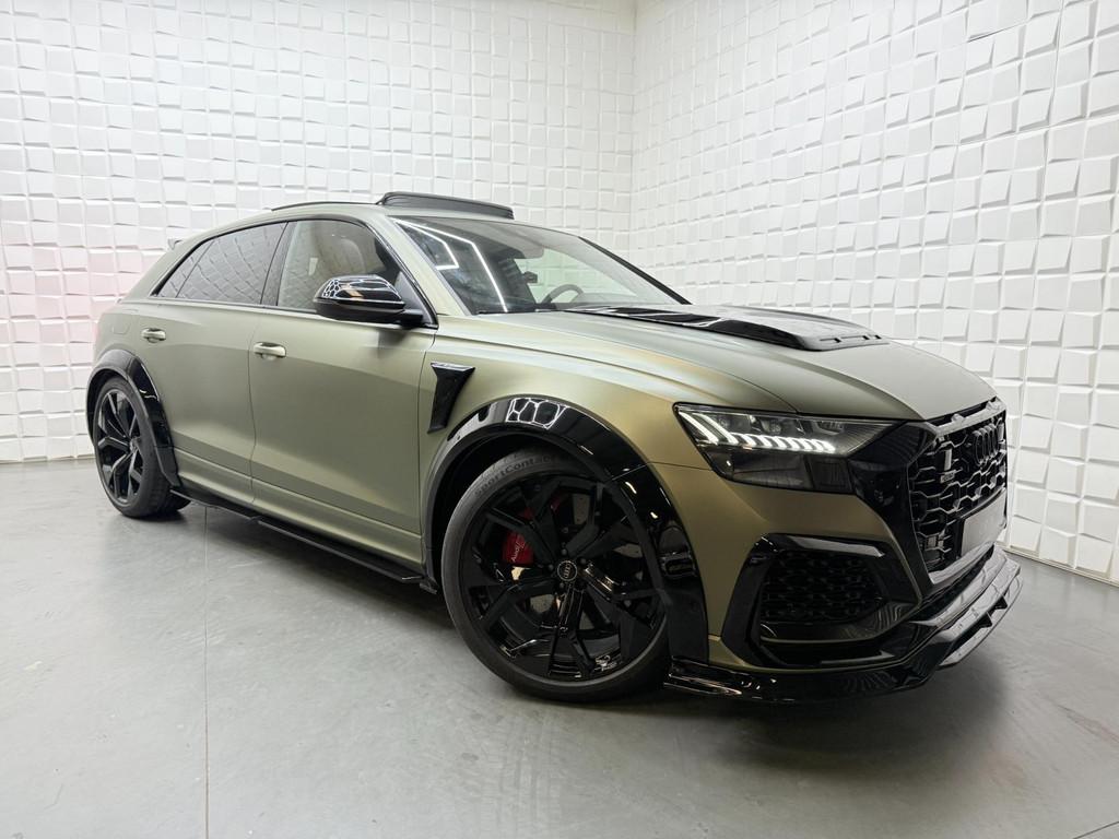 Audi RSQ8 4.0 TFSI RS quattro PRIOR DEGISN WIDEBODY 750PK, Auto's, Stof, Gebruikt, 600 pk, Zwart