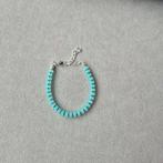 Kralen armband turquoise, Overige materialen, Blauw, Nieuw, Ophalen of Verzenden