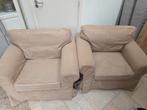 Twee Ikea Ektorp fauteuils, Ophalen, Gebruikt, 75 tot 100 cm, Stof