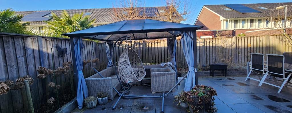 Paviljoen 3.50 bij 3 m, Tuin en Terras, Overkappingen, Ophalen of Verzenden, Tuinpaviljoen