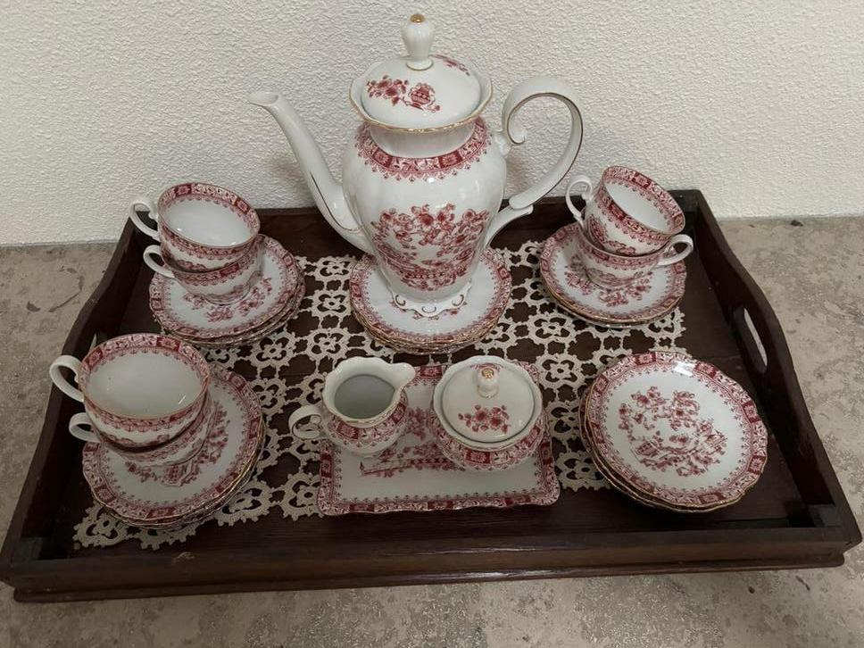 Koffieservies Seltmann Weiden Bavaria Porzellan Theresia, Antiek en Kunst, Ophalen