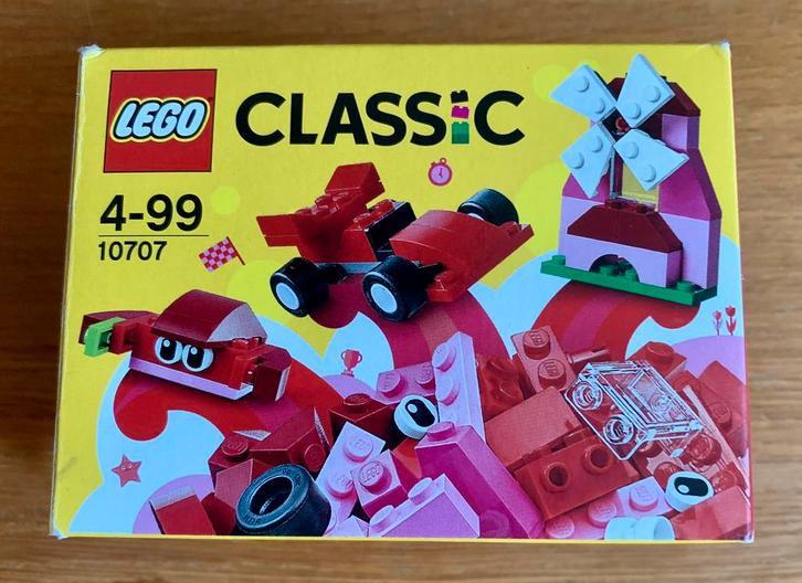 TE KOOP: Lego Classic Rode Creative Doos 10707 ZGAN, Kinderen en Baby's, Speelgoed | Duplo en Lego, Zo goed als nieuw, Lego, Complete set