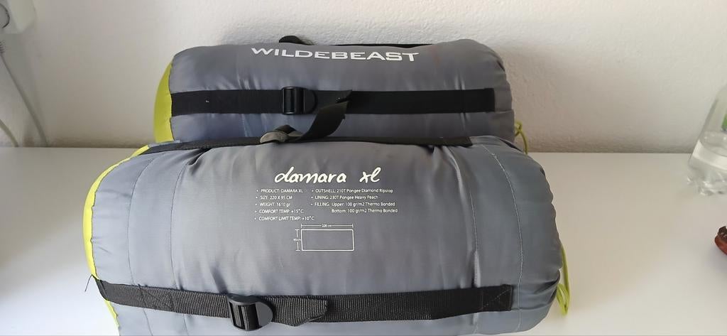 Twee Slaapzakken Wildebeast Damara XL, Ophalen of Verzenden