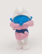 Winter Smurf met sjaal en handschoenen Ferrero uit 1990, Ophalen of Verzenden, Zo goed als nieuw, Verschillende Smurfen, Poppetje, Figuurtje of Knuffel
