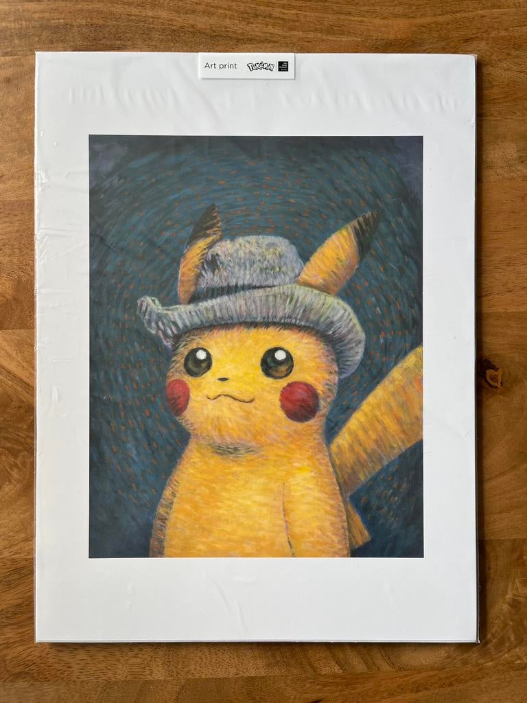 Pokémon Van gogh art print Picachu, Ophalen of Verzenden, Nieuw