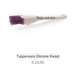 Tupperware Silicone keuken kwast op voorraad, Ophalen of Verzenden, Nieuw, Overige typen