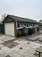 Te koop aangeboden: betonnen elementen schuur in goede staat, Tuin en Terras, Tuinhuizen, Ophalen, Overige materialen, 3 ramen of meer