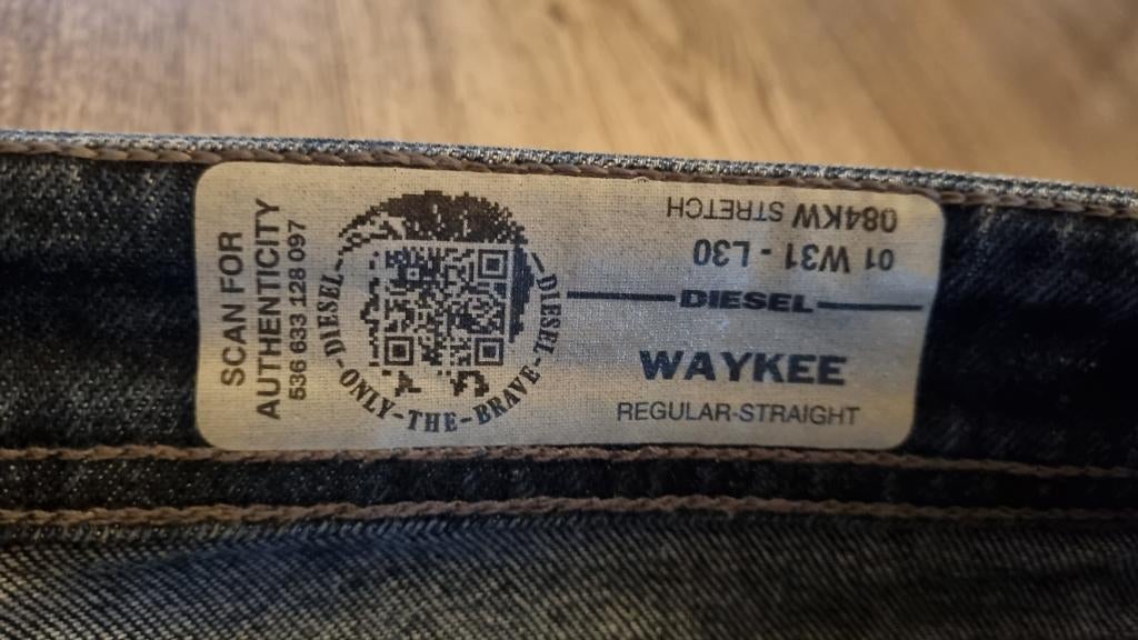 - NIEUWE- Diesel WAYKEE W31 L30 | 31x30 - regular straight-, Kleding | Heren, Spijkerbroeken en Jeans, Diesel, Blauw, Diesel, Nieuw