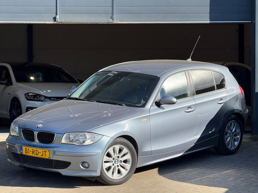 BMW 1-serie 120d High Executive Automaat, Auto's, BMW, 4 cilinders, Blauw, 163 pk, Origineel Nederlands