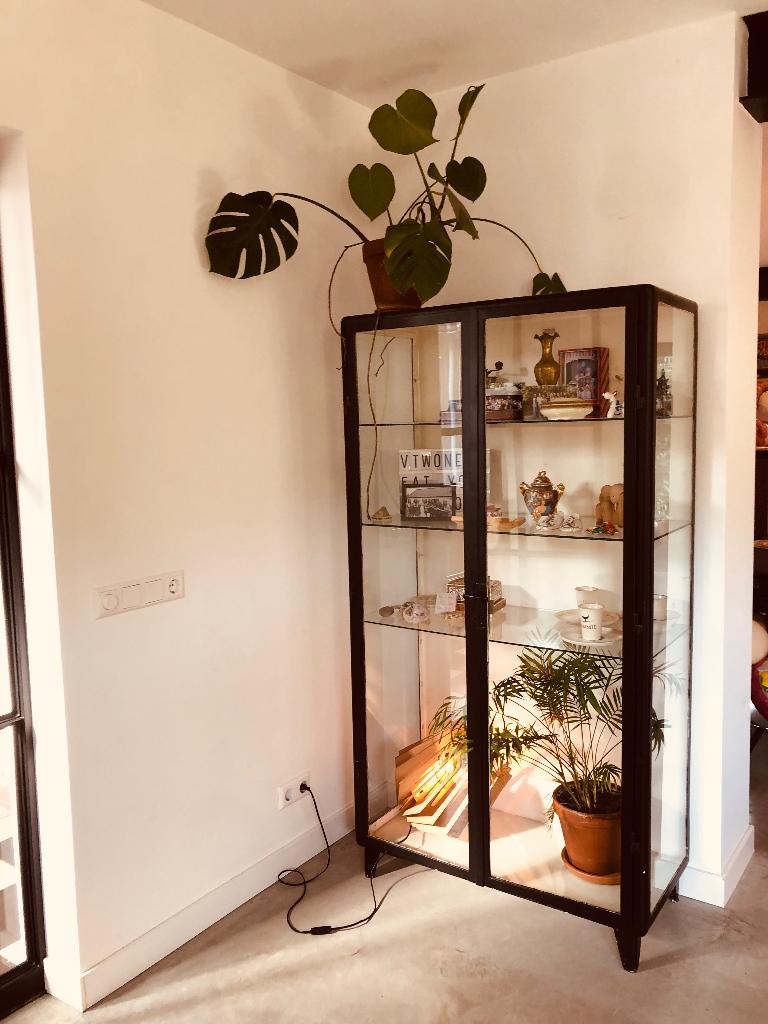 Vintage apothekerskast, Ophalen, Gebruikt, 100 tot 150 cm, 200 cm of meer